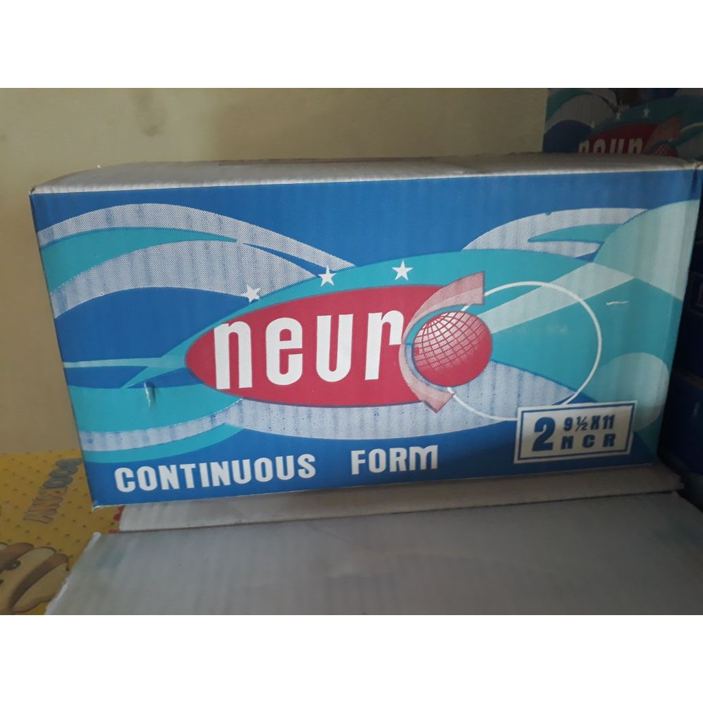 

Continous Form 91/2 x 11 2 Ply/2 ( K2/2 Neuro ) NCR / Kertas Komputer