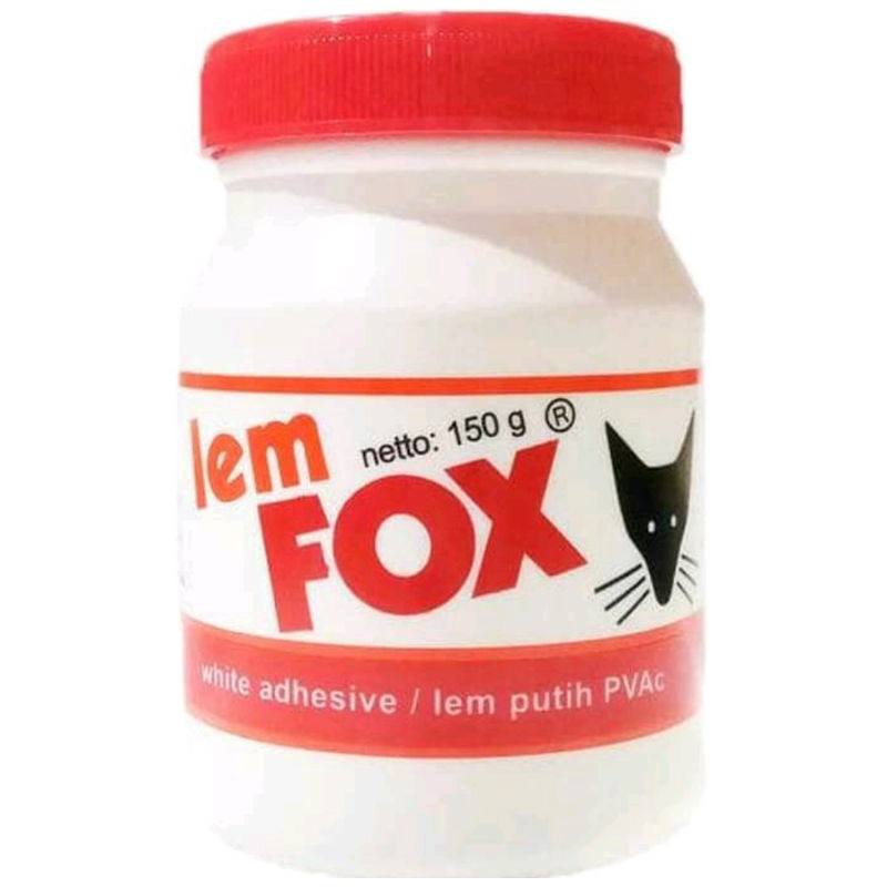 

Lem Fox 150gr lem kayu lem kertas lem putih lem cair pelamur tembok plamur fok