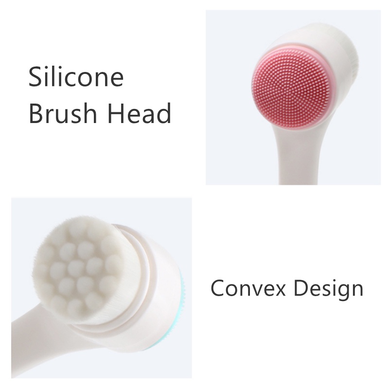 SEVICH Facial Cleansing Brush Double-sided Cleaning Massage Facial Skin Care Tool