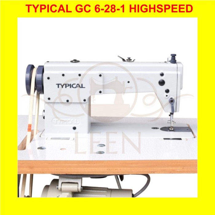 Mesin Jahit TYPICAL GC 6-28-1 High Speed GC 6281 GC6281 Jarum 1 LEEN