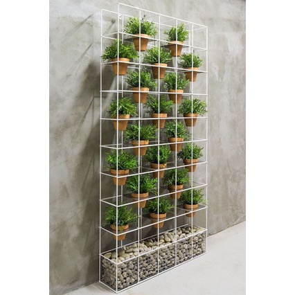 Vertikal Garden Set Ram Besi Kotak Skat ruangan dekorasi artificial taman Wall Planter Pot Dinding