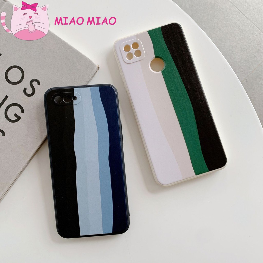 MIAO CASE PELANGI RAINBOW EDGE OPPO REALME A53 A33 A3S F9 A5S A7 A31 A9 A15S REALME C1 C2 C3 C20 C21-4