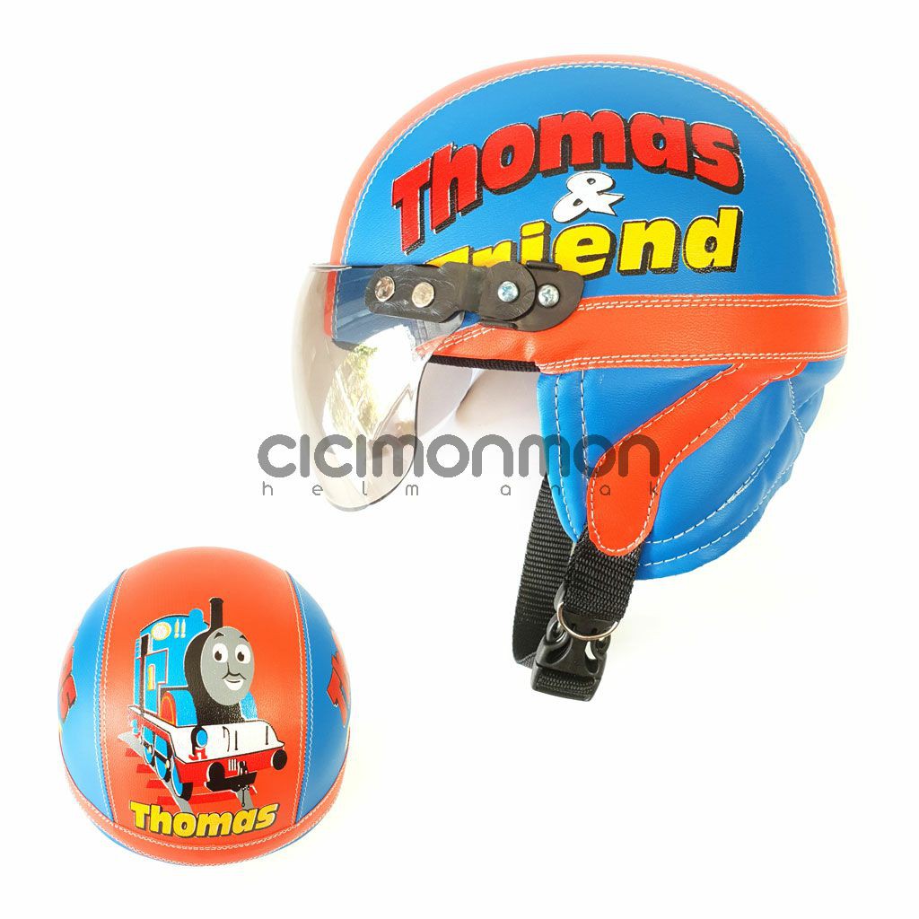 Helm Anak Retro Karakter Thomas and friends