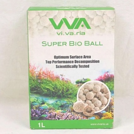 VIVARIA SUPER BIO BALL 1L RUMAH BAKTERI BIOBALL MEDIA FILTER AQUARIUM AQUASCAPE KOLAM BACTERIA HOUSE