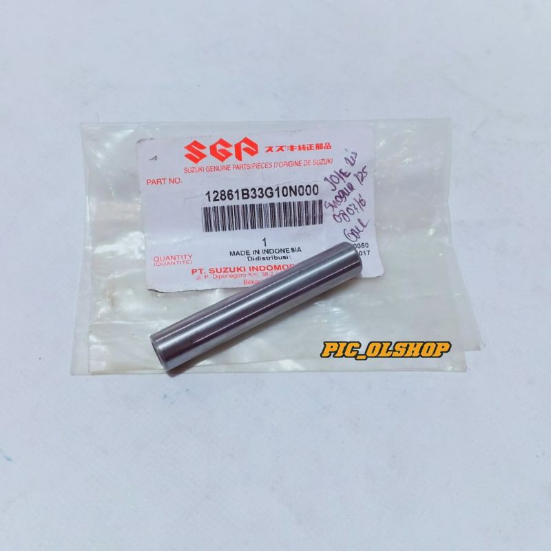 Pen Platuk Klep SHOGUN 125 SP SPIN SKYWAVE HAYATE Shaft Valve Rocker ORI SGP     12861-33G10-000