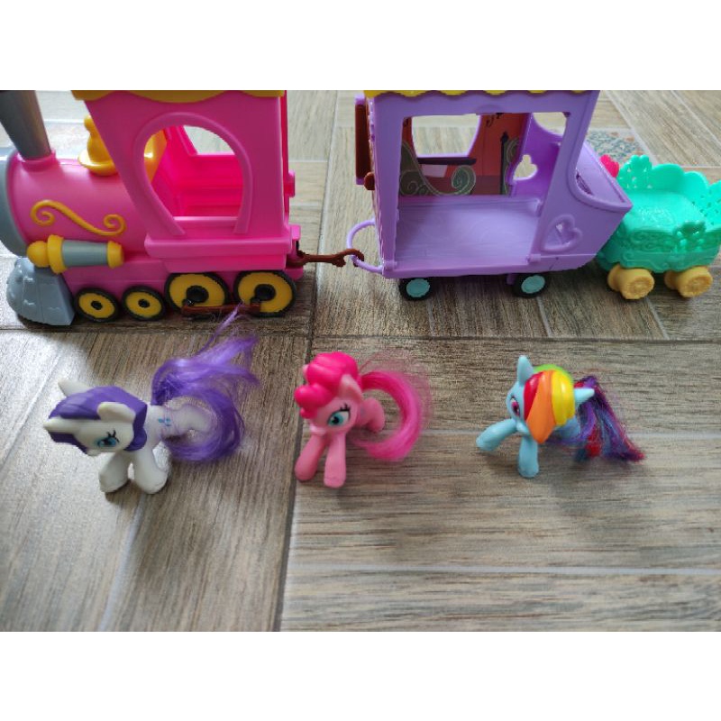 Train My Little Pony Mainan kereta little pony original