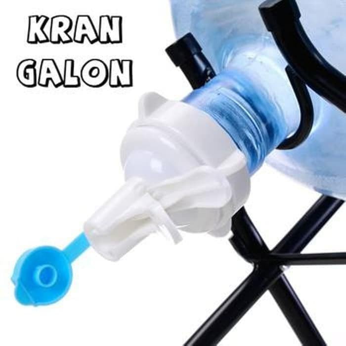 kran galon tutup dispenser aqua - kran galon air minum praktis