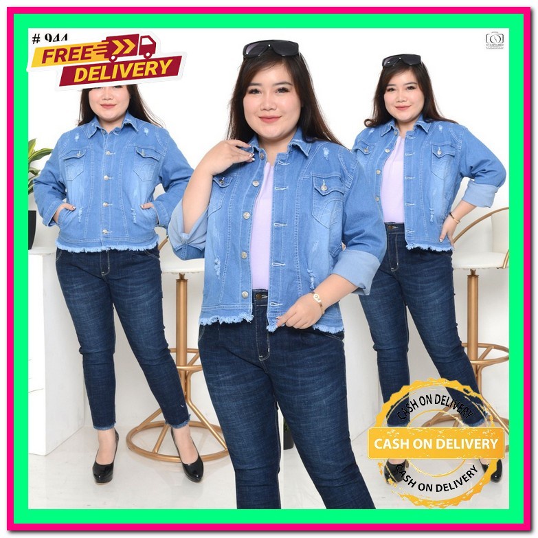 Jaket Jeanas Wanita Murah Jacekt Jins Wanita Terbaru Jacket Lepis Levis Kekinian Jacket Crop Wanita 