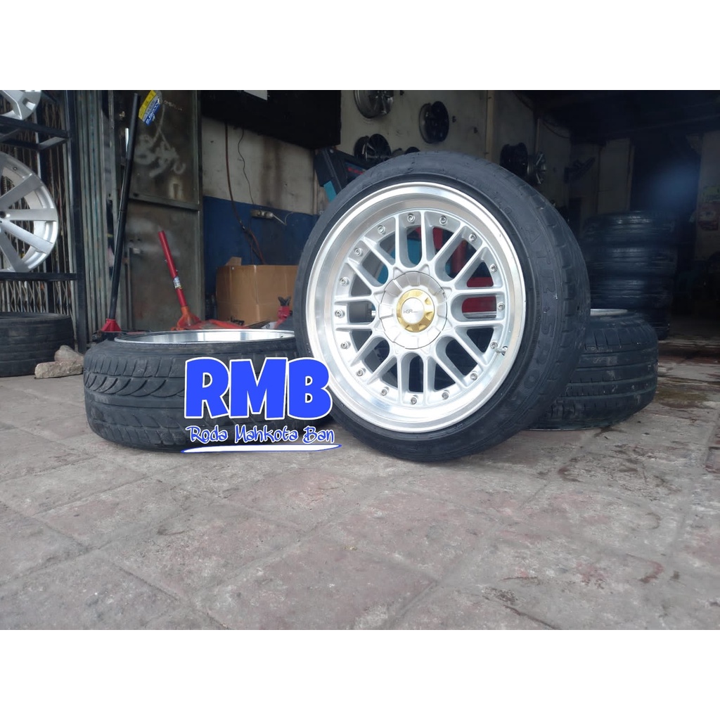 VELG MOBIL BEKAS HSR FORMULA ( BBS ) RING 17 + BAN SEKEN 205 45 R17