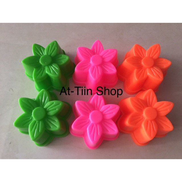 12 pcs CETAKAN BUNGA TULIP/AGAR/PUDING/PUTU AYU