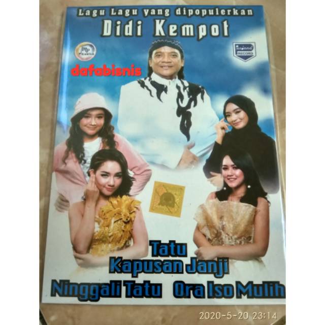 KASET VCD ORIGINAL LAGU POPULER DIDI KEMPOT / VCD KARAOKE / DAFABISNIS