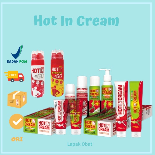 Hot In Cream Botol// Tube// DCL// Balsem// Hot in Go