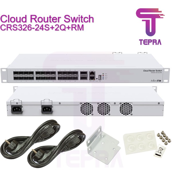 MikroTik CRS 326 24S+ 2Q+ RM CRS326-24S+2Q+RM