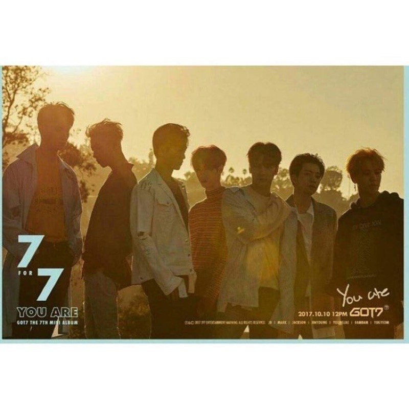 GOT7 ALBUM 7for7 (Album only) unsealed+ JINYOUNG LYRICS BOOK
