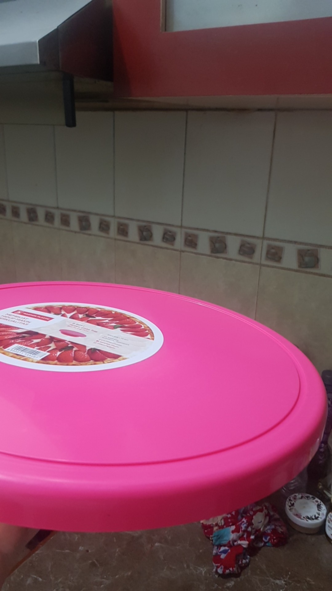 Cake Tray Rotary / Baki Penyaji Putar / Nampan Saji Kue / Lazy Susan