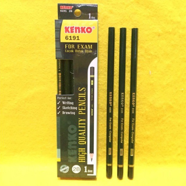 

Pensil Kayu 2B KENKO 6191(1 pcs)