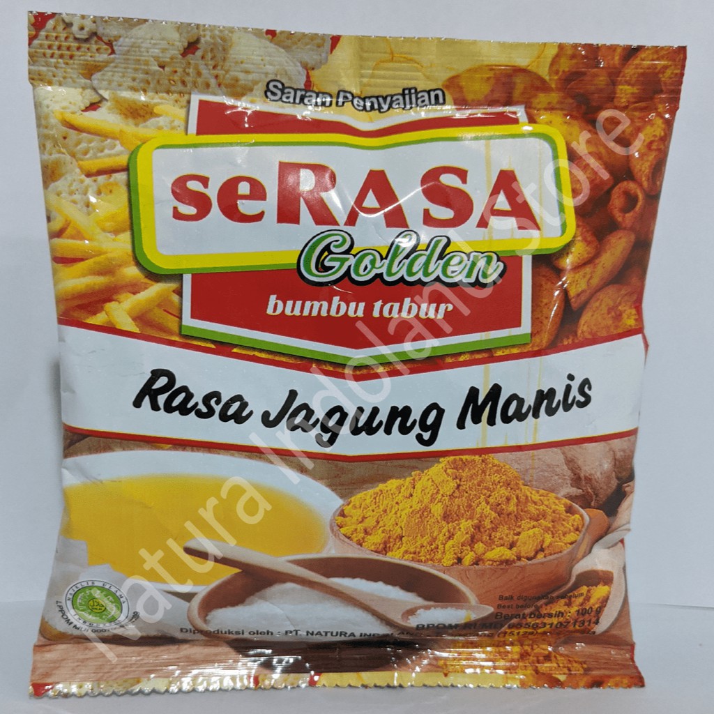 

SERASA GOLDEN Bumbu Tabur 100 gr : Rasa JAGUNG MANIS