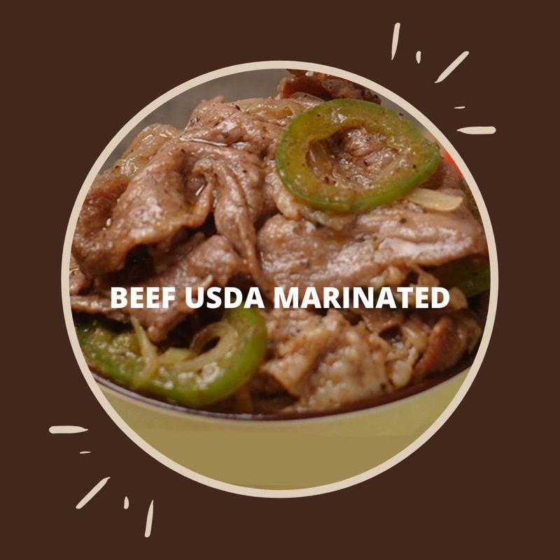 

Beef USDA marinated (daging sapi marinasi)