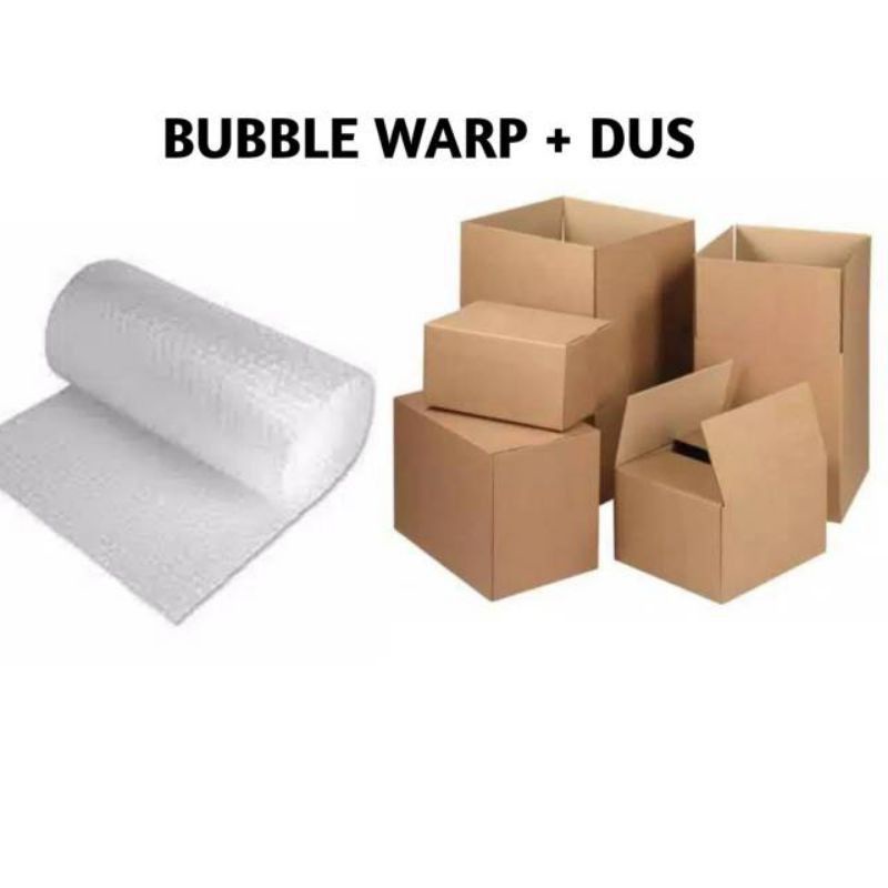 EXTRA BUBBLE WRAP ( PACKING AMAN )Tambahan packing babble warp + Dus