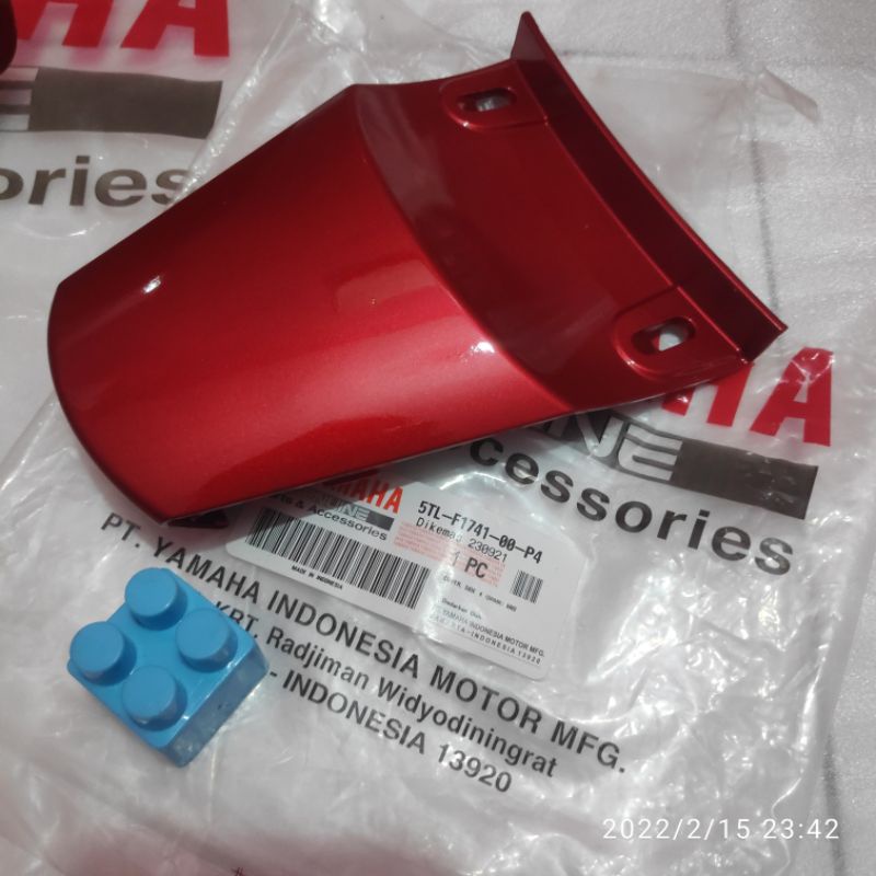 COVER TAIL PAD SAMBUNGAN BODY BELAKANG MIO MERAH MARUN 5TL ORIGINAL ORI YAMAHA