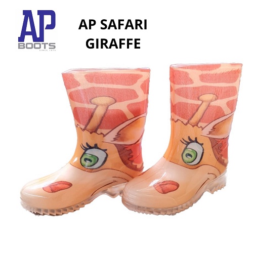 BISA COD - AP BOOTS ANAK GIRAFFE SIZE 23 - 28 - AP ANAK TERMURAH - AP BOOTS ANAK JERAPAH TERMURAH - SEPATU BOOTS KARET ANAK - FANZ STORE