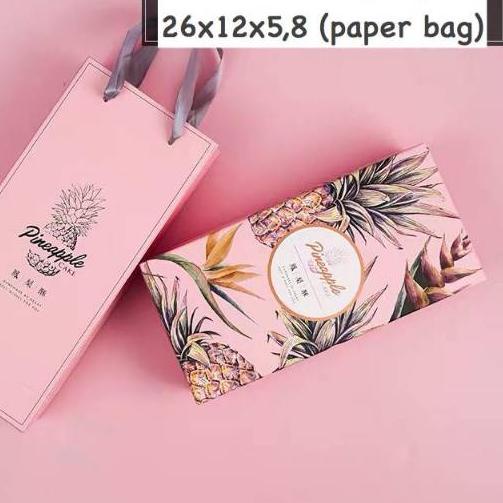 

BoX nastar Taiwan 1 set +paper bag pink ♦