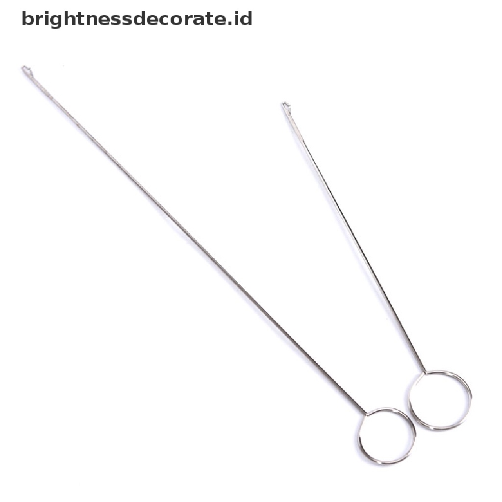 [birth] Stainless Steel Sewing Loop Turner Hook Needle Embroidery DIY Needlework Tools [ID]