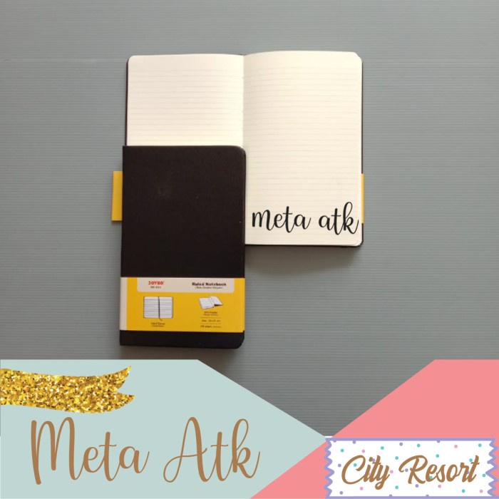 

Spesial Ruled Notebook Diary Agenda Buku Catatan Bergaris Joyko Nb-663 Trendi
