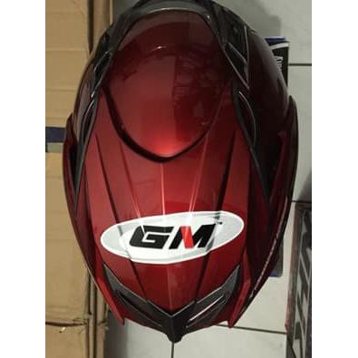 ☞ Helm GM New Imprezza Solid Merah Maroon / Royal Red ☻