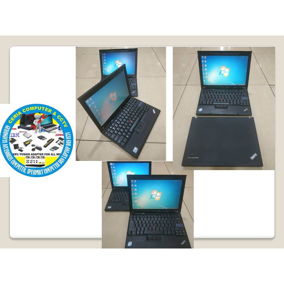 LAPTOP LEPTOP LENOVO THINKPAD X200 RAM 4GB HARDISK 250GB BAGUS BERGARANSI MANTAP MURAH PROMO