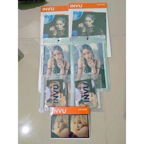 [READY] TAEYEON INVU FILMSET HOLOGRAM POSTCARD STICKER PACK 4x6 PHOTOSET