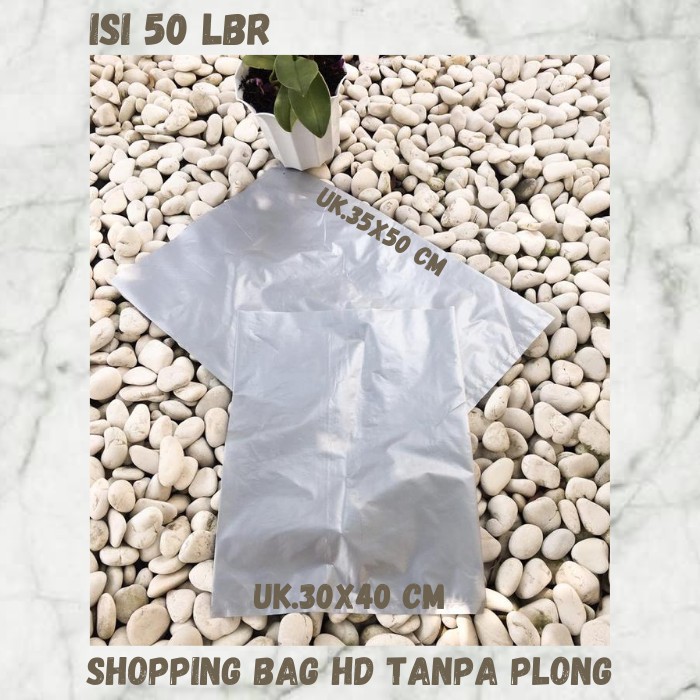 SHOPPING BAG PLASTIK OLSHOP TANPA PLONG 30x40 PLASTIK SHOPPING BAG 35X50 MURAH TEBAL UNTUK BAJU