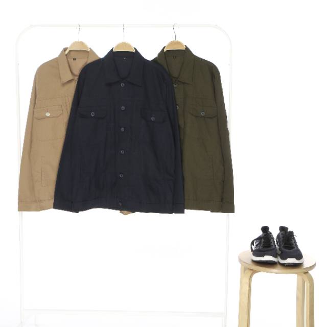 Sonnig Canvas Jacket - Olive Green