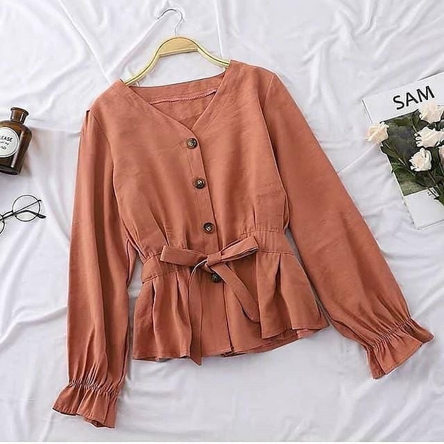 SELINA TOP - FLOTTILICIOUS / BLOUSE MUSLIM / BLOUSE MURAH / ATASAN MURAH / GROSIR BAJU ONLINE