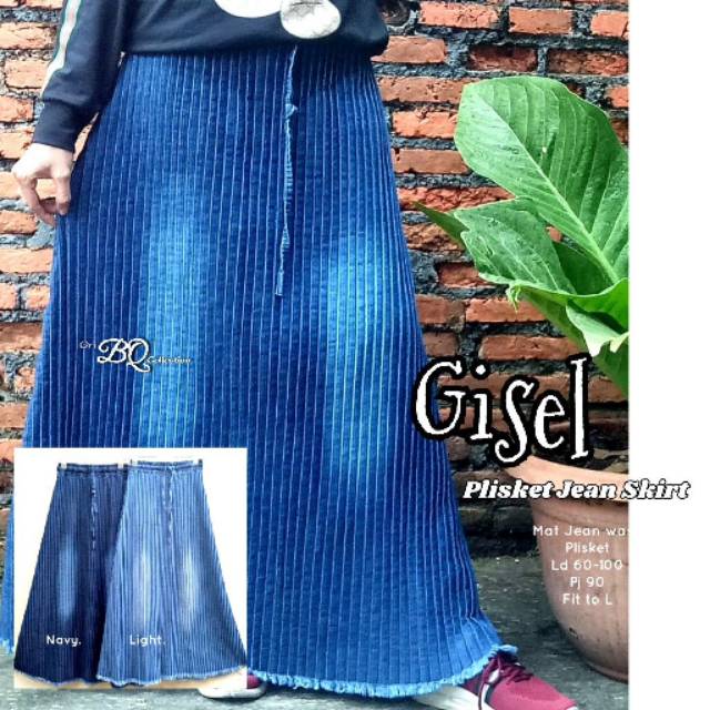Rok plisket #Rok jeans