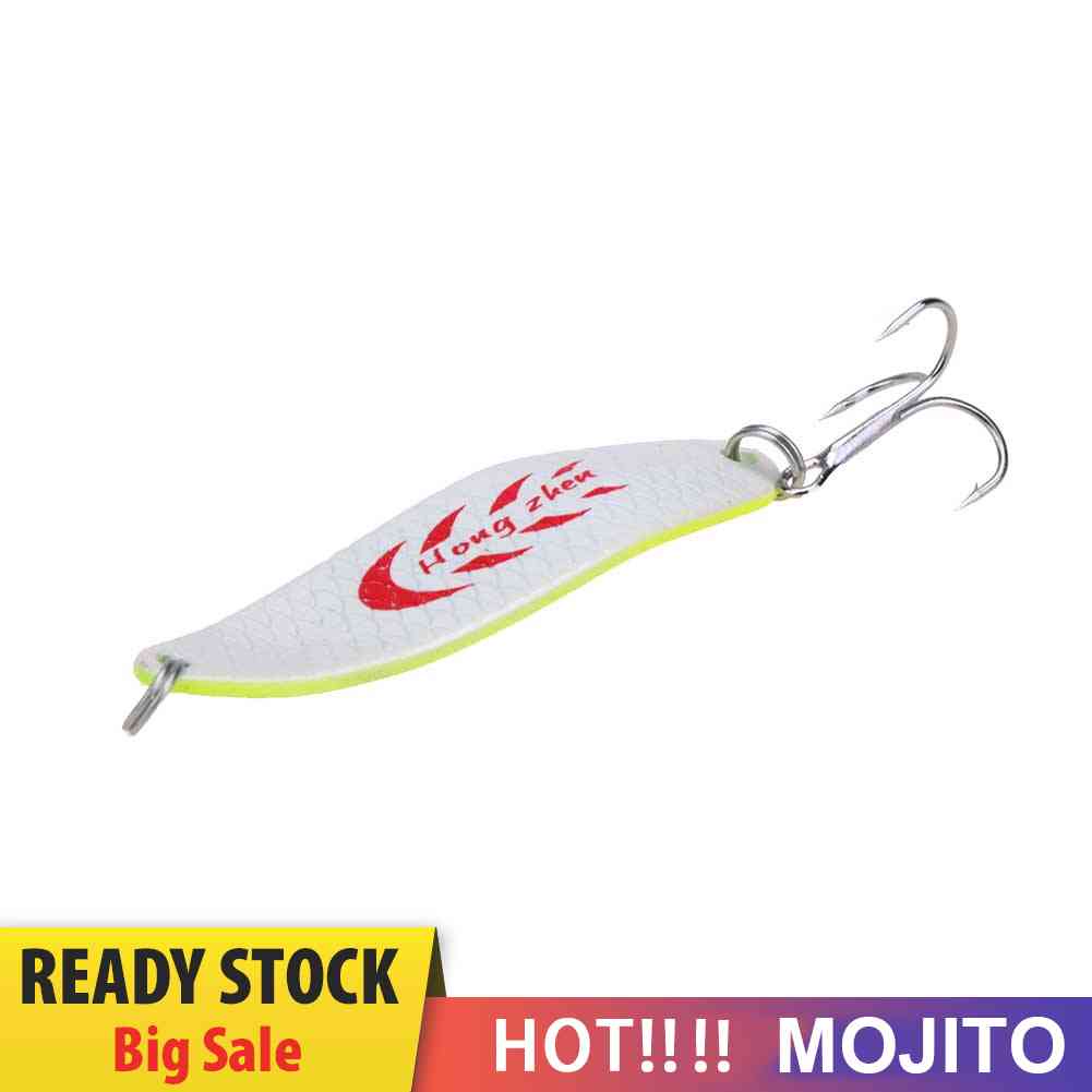 13g Spoon 3 Hooks Fishing Lure Hard Baits Colorful Sequins Paillette Hook