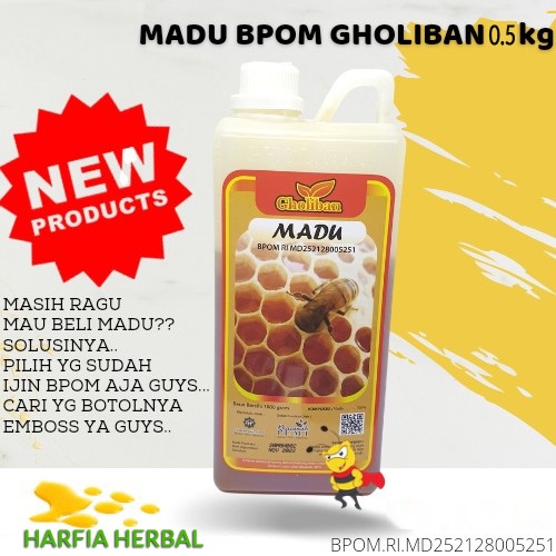 

PROMO..!! MADU HUTAN MULTIFLORA STANDAR BPOM GHOLIBAN 1000GR/ 1KG PRODUK ASLI