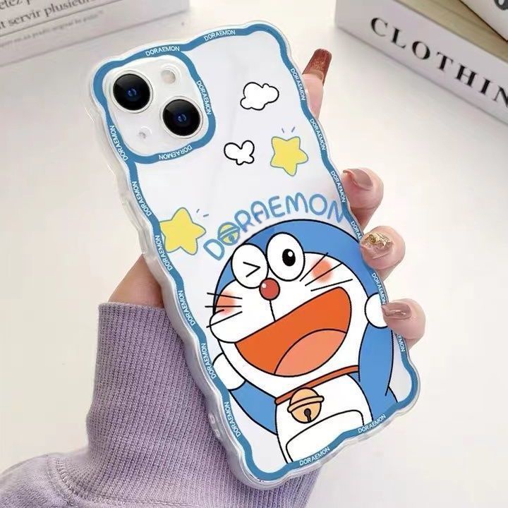 Case Pelindung Handphone Motif Kartun Kucing Untuk IPhone 13 / 12 Pro Max 11 / XS / XR / X / 8 / 7 / 6 Plus Mini