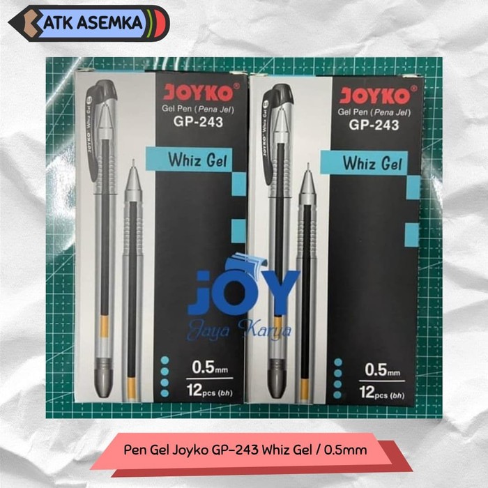 

Pen Gel Joyko GP-243 Whiz Gel / 0.5mm GP243 Atk