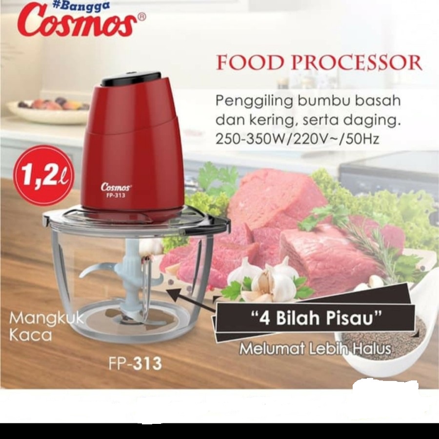 CHOOPER FOOD PROCESSOR COSMOS FP-313 BELING PENGGILING BUMBU DAGING