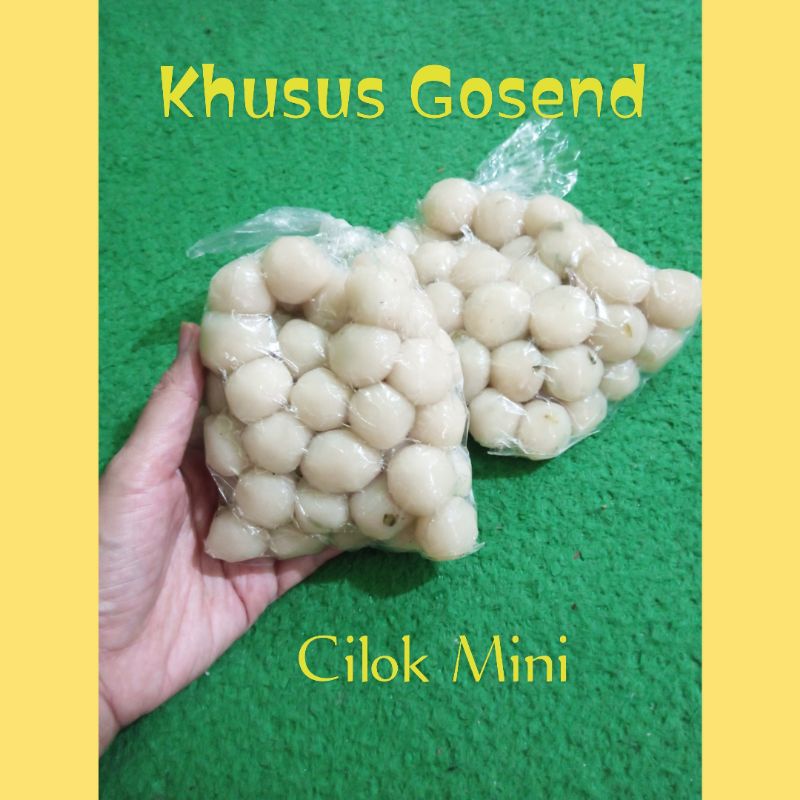 

Cilok mini tanpa isi