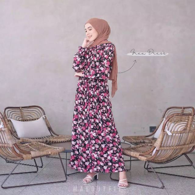 Ondrea Dress Plisket Dress Bangkok Ori