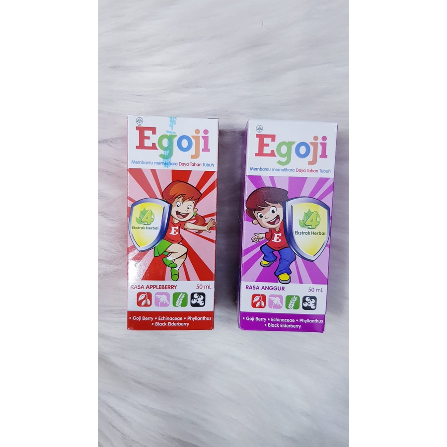 EGOJI SIRUP RASA APPLEBERRY DAN ANGGUR ISI 50ML