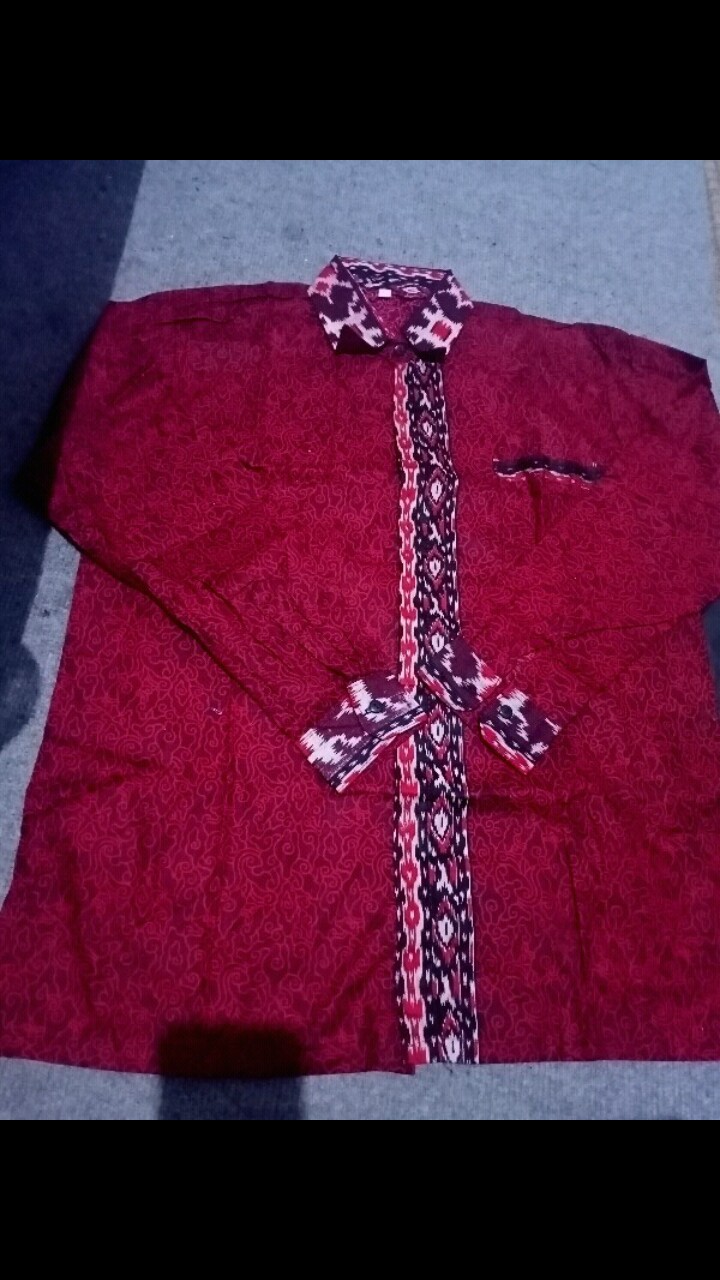 New Arrival Distro Batik Pria Sogan Hrb026 Batikaf Notoarto Batik Ipnu-ippnu Hem Pria