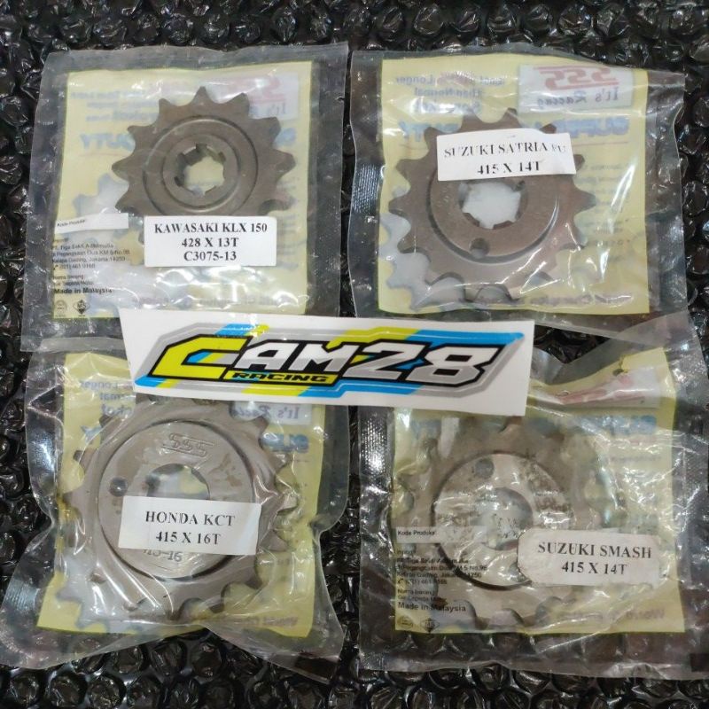 Ger depan sss 415 428 ukuran 12,13,14,15 jupiter rxz fu mx ninja tiger klx