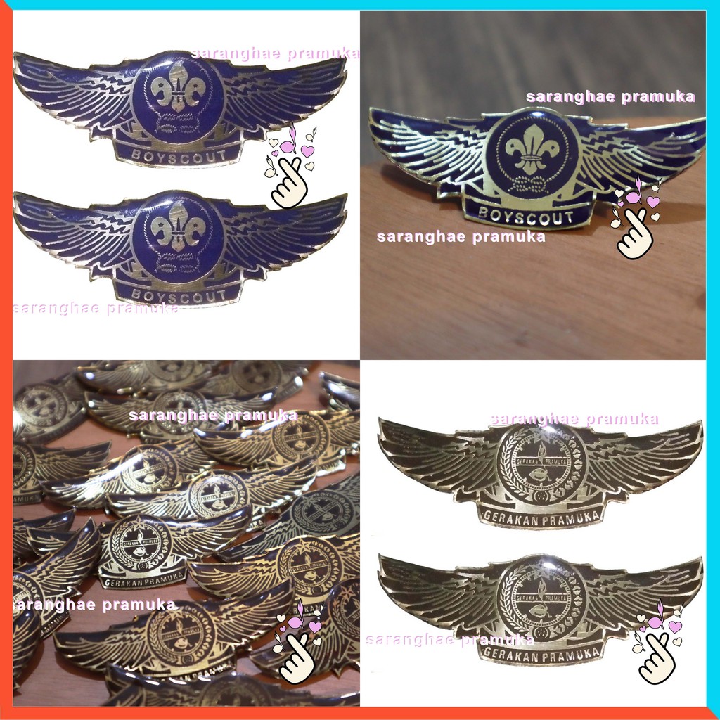 Pin Wing Gerakan Pramuka Boyscout Wing Gepra