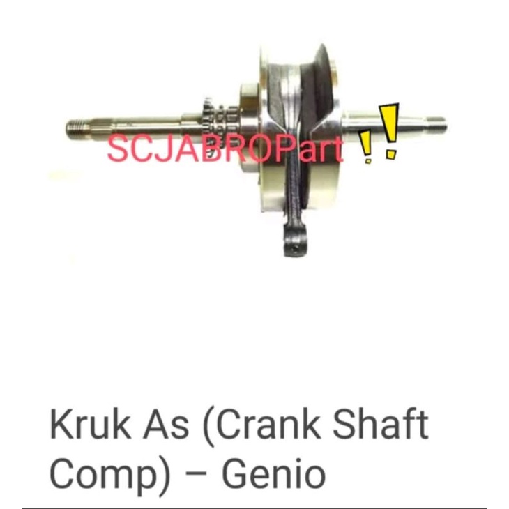 13000 K0J N00..CRANK SHAFT COMP ..NEW HONDA GENIO..ORI AHM