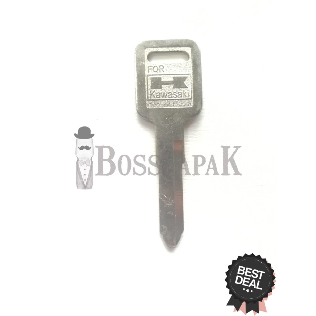 kunci duplikat keyblank motor kawasaki ninja kiri Plat