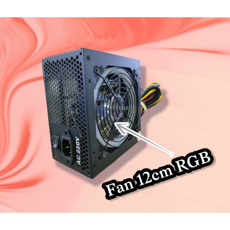 IMPERION POWER SUPLAY GAMING 550W RGB FAN RAINBOW plus 6PIN VGA garansi resmi satu tahun