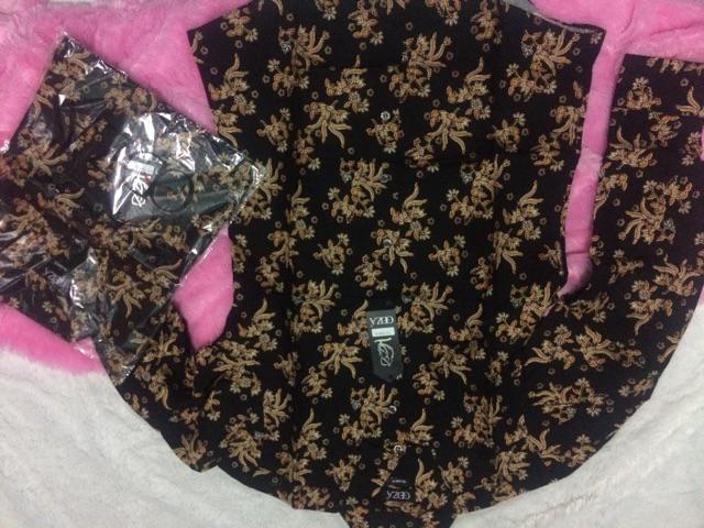 Odza Kemeja Batik Ppbtk07 Modern Lengan Panjang Casual Modis Trendy Masa Kini M L Xl Asli Pekalongan